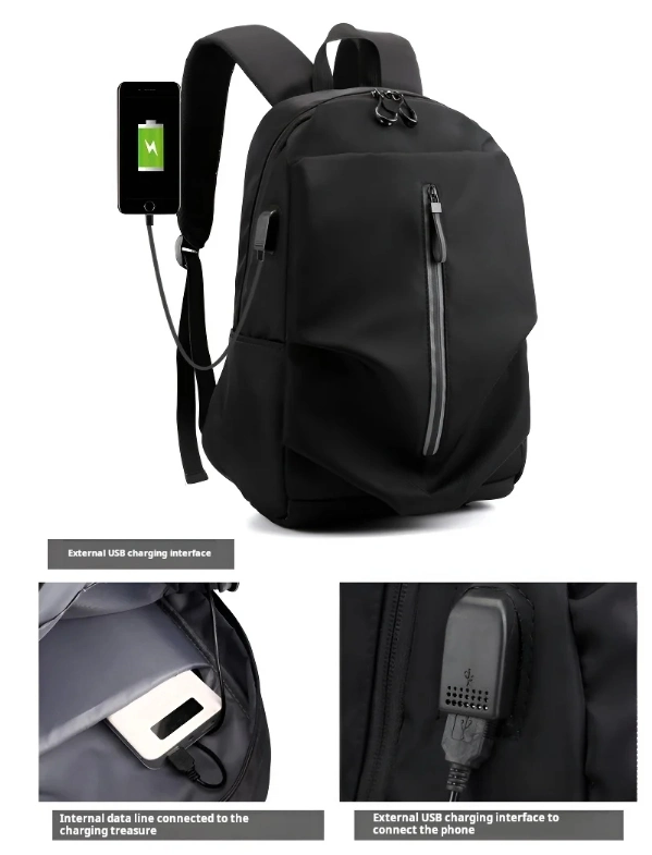 Scratch Proof Waterproof Unisex Backpack Business Office Laptop Backpacks