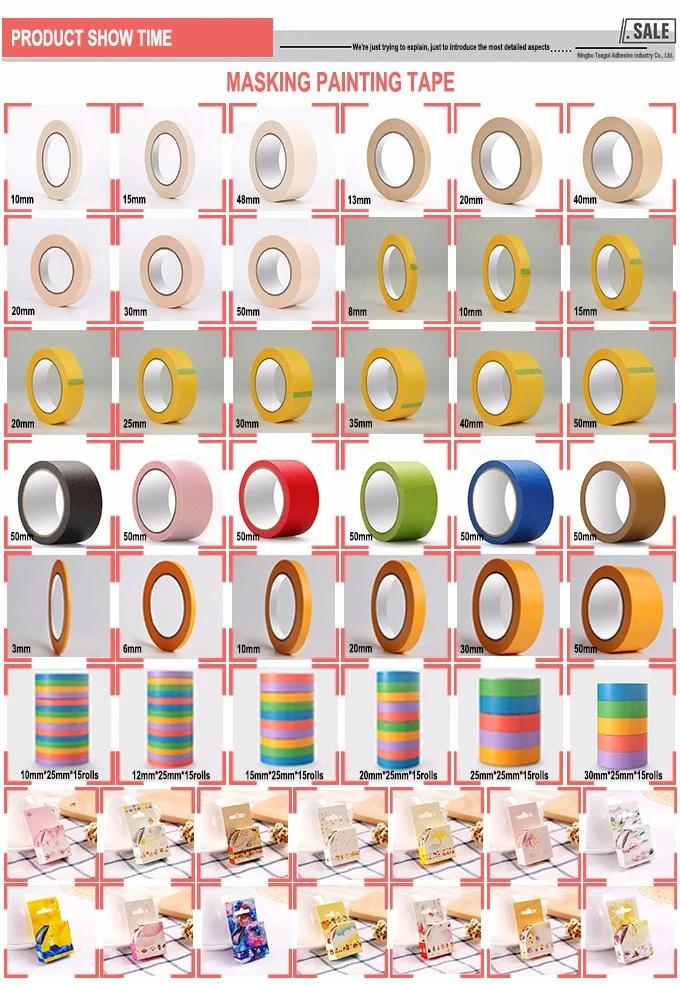 Masking Tape General Purpose 110-120mic &amp; 130-140mic