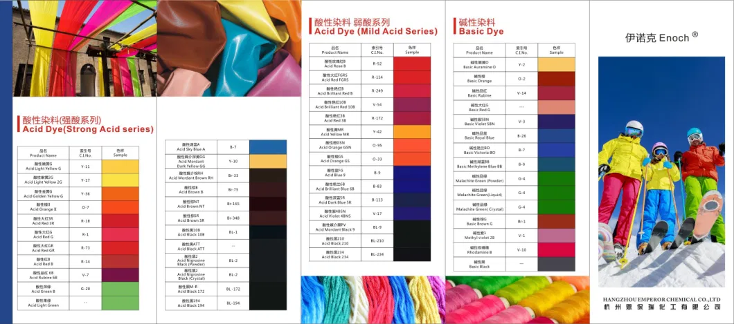 Factory Supply Basic Dye/Cationic Dye/ Direct Dye for Textile Dye (Red, blue, Yellow, Green, Black, Violet, Brown)