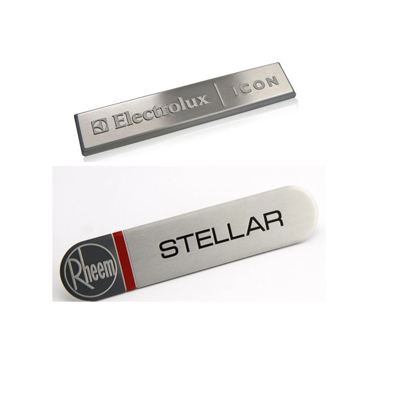 Embossed Signage Stainless Steel Metal Hang Tag Nameplate