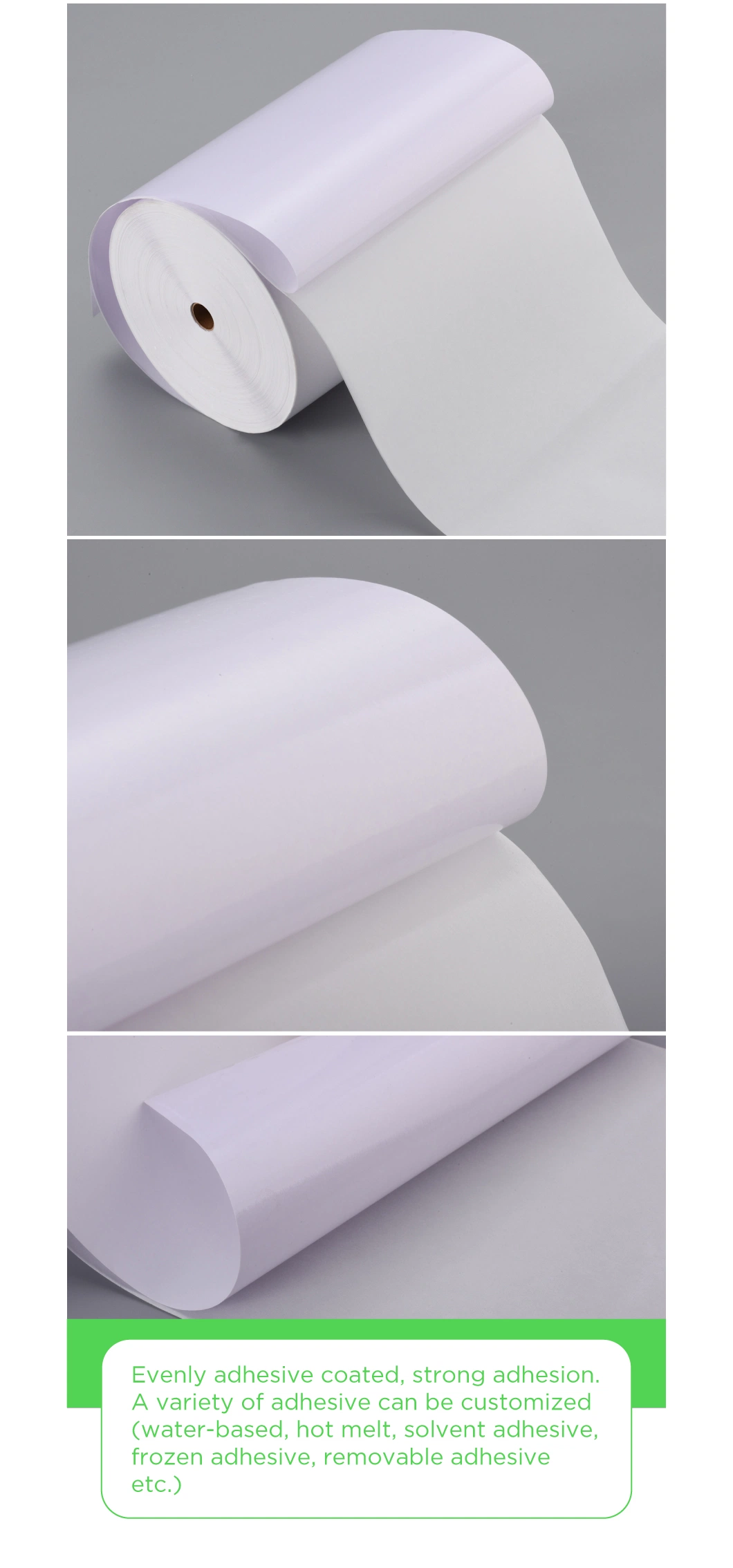 Manufacturer Self Adhesive Paper Jumbo Roll ShiPPing Label Direct Thermal Paper Label