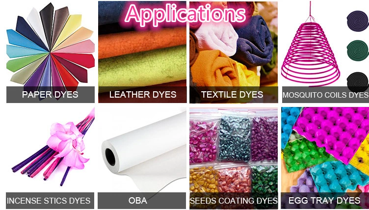 Factory Supply Basic Dye/Cationic Dye/ Direct Dye for Textile Dye (Red, blue, Yellow, Green, Black, Violet, Brown)