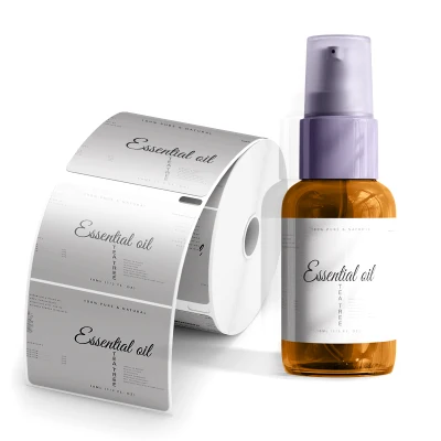 Etichette adesive in vinile adesivo cosmetico per prodotti Skincare
