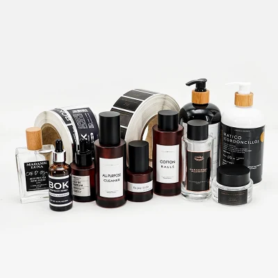Etichette adesive in vinile adesivo cosmetico per prodotti Skincare