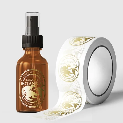 Etichette adesive in vinile adesivo cosmetico per prodotti Skincare