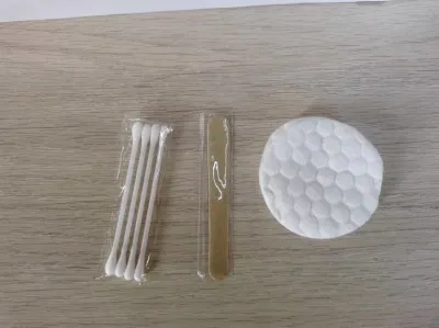  Hotel cosmetici in cotone Pad etichetta privata rotonda