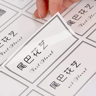  Etichetta adesiva autoadesiva in PVC personalizzata con stampa grafica digitale Sovrapposizione