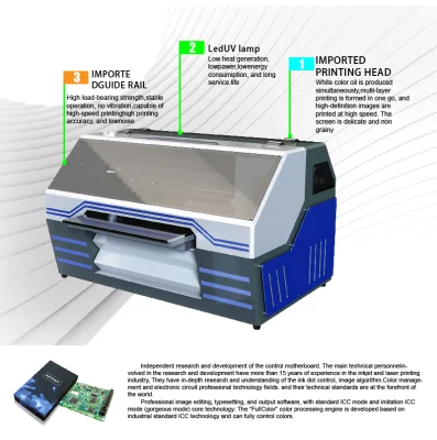 Custodia in pelle etichetta giocattolo Industry 5060 Digital Inkjet UV flatbed Stampante