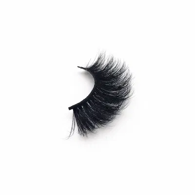  185A etichetta privata 100% Real Mink 3D 25 mm Messy Volume Peluche lungo e morbido di fascia di lama di paffia del lancetto del lash