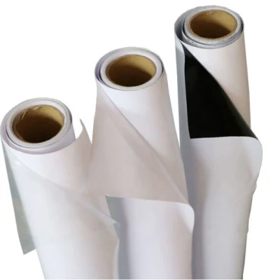 Pellicola di protezione per stampa digitale autoadesiva in PVC 140GSM ad alta lucentezza Adesivo per auto con rulli in vinile