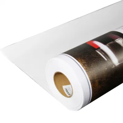 Materiale pubblicitario per stampanti digitali a getto d&prime;inchiostro solvente ecologico bianco autoadesivo stampabile Adesivo per auto in vinile