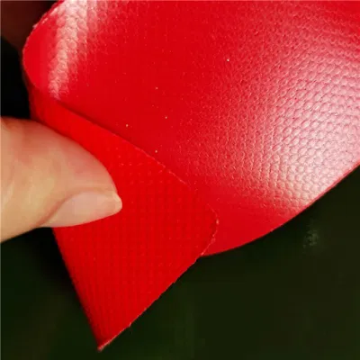  Tela in poliestere laminato ignifuga trattata UV e impermeabile Etichetta stampabile copertura camion Tenda Pallet da tenda da costruzione PVC personalizzato Telone