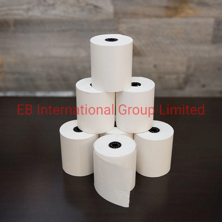 TPW-70-203-17 Eco-friendly 100% wood pulp visa machine paper rolls Thermal Paper