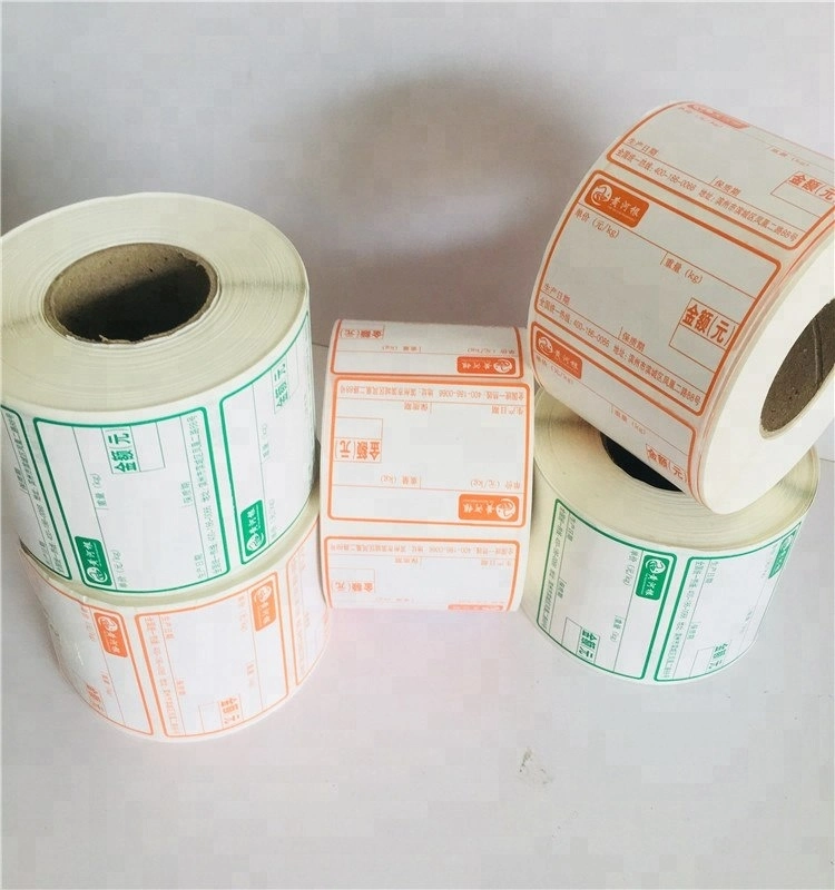 Custom Adhesive Printed Barcode Stickers, Customized Any Colored Zebra Stickers Roll Label