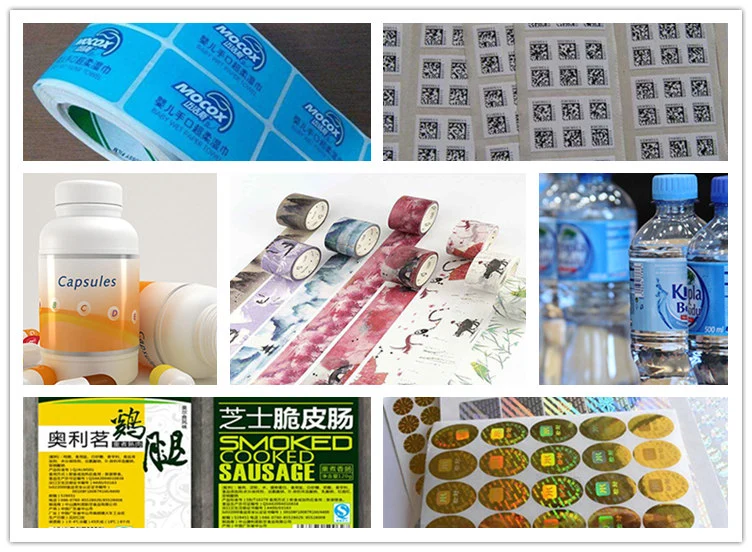 Cmyk and White Colors Digital Label UV Inkjet Printer