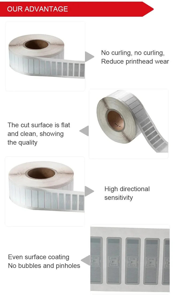 UHF RFID Paper Tag ISO18000 6c Long Range Passive Anti-Water Blood RFID UHF Label for Medical Management