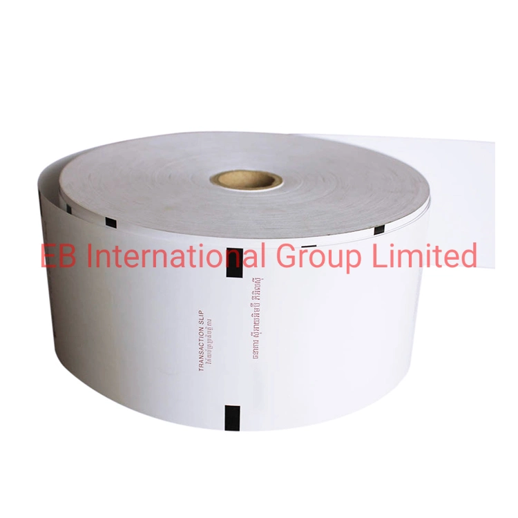 TPW-70-203-17 Eco-friendly 100% wood pulp visa machine paper rolls Thermal Paper