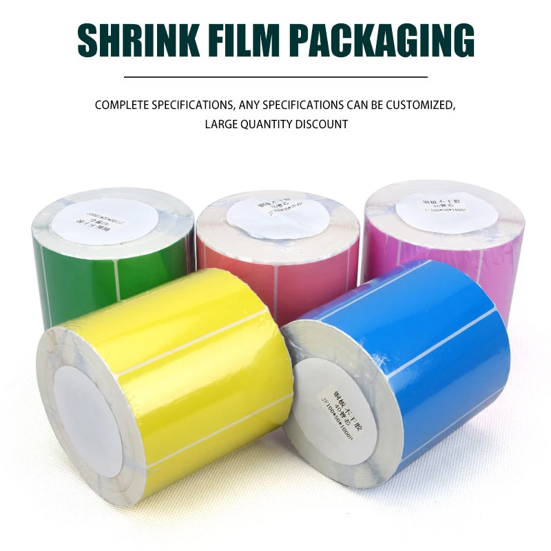 Cheap Price Color Shipping Barcodes Self-Adhesive Blank Waterproof 4X6 6X4 100 X 150 Direct Sticker Paper Thermal Label Rolls