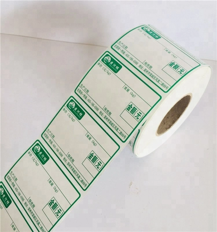 Custom Adhesive Printed Barcode Stickers, Customized Any Colored Zebra Stickers Roll Label