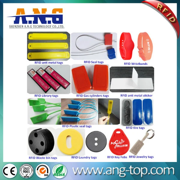 ISO14443A PVC Luggage Tracking Cable RFID Tie Tag