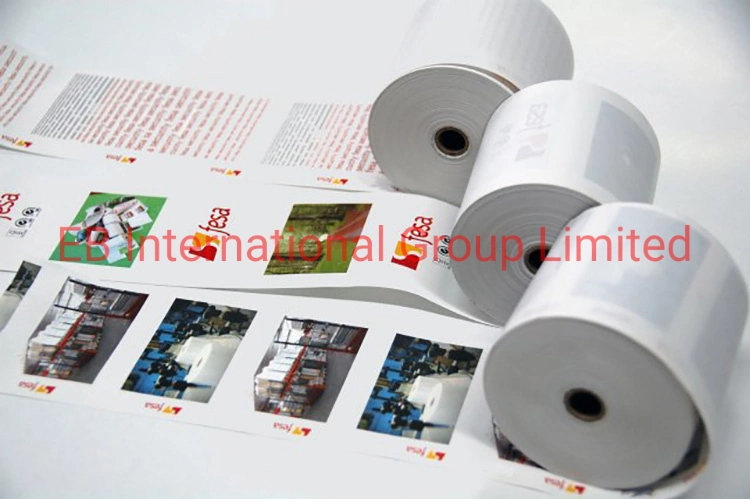 TPW-70-203-17 Eco-friendly 100% wood pulp visa machine paper rolls Thermal Paper