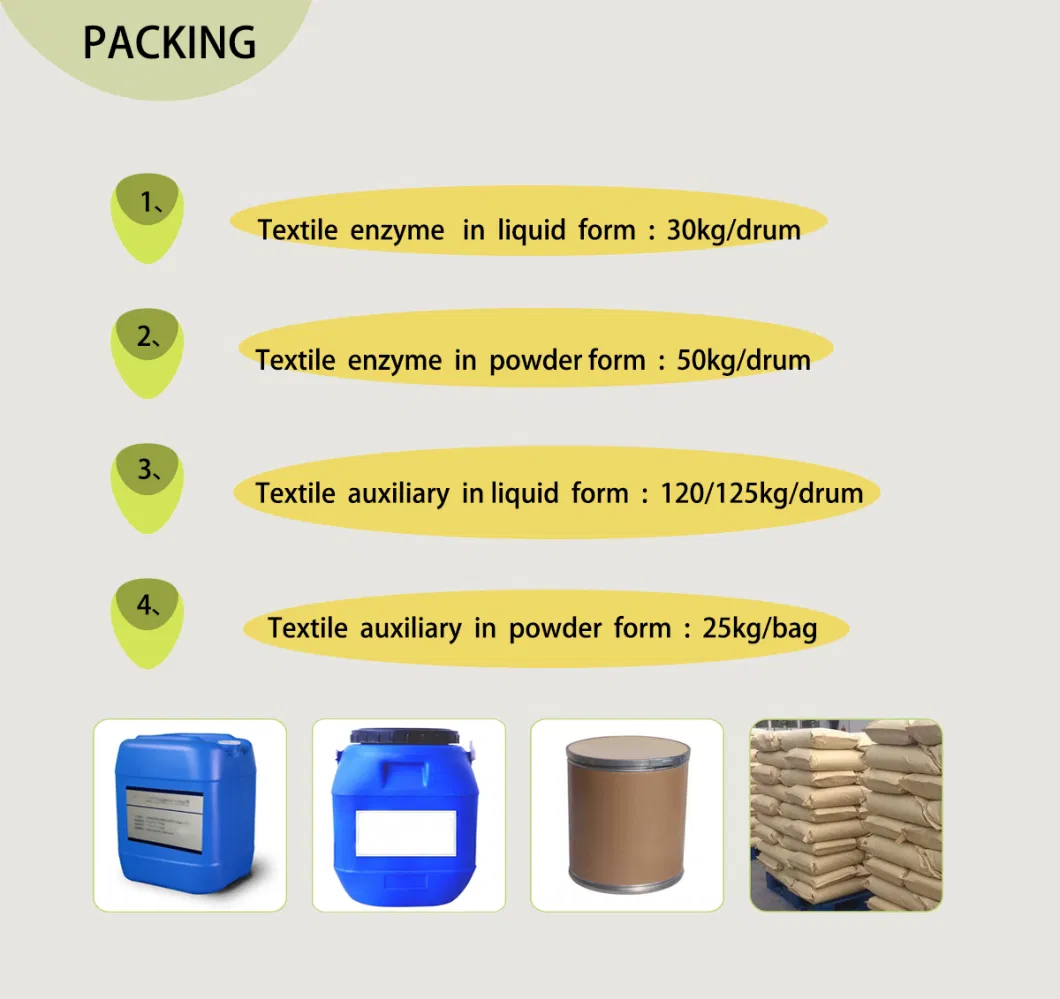 Catalase and Polishing Agent for Knit Dyeing Use - One Bath Enzyme