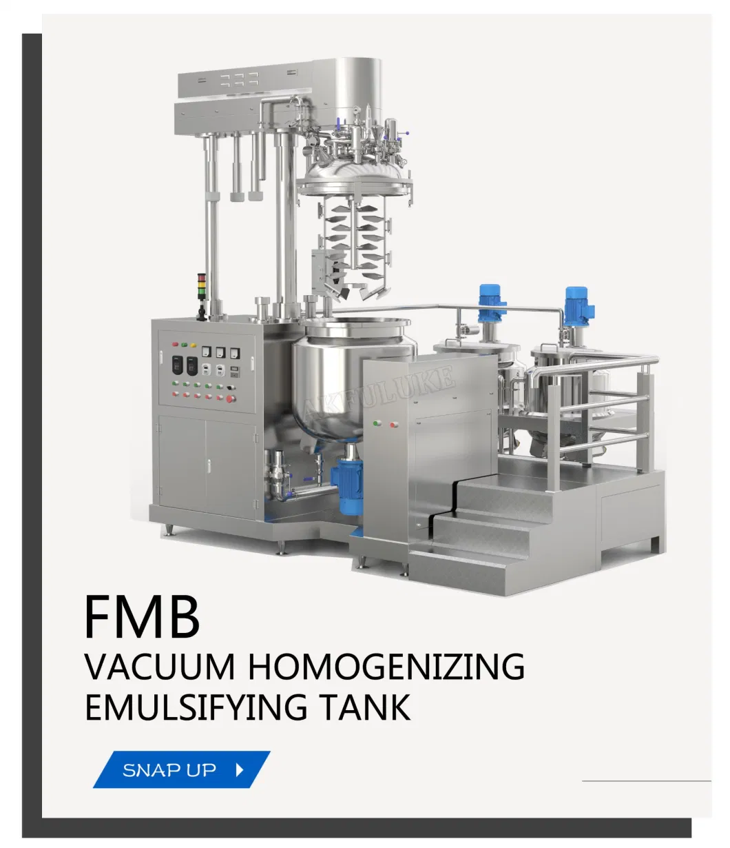 Cosmetic Daily Chemical Shampoo Detergent Cleaner Homogenizer Mixer Mixing Tank Liuqid Soap Making Machine Price