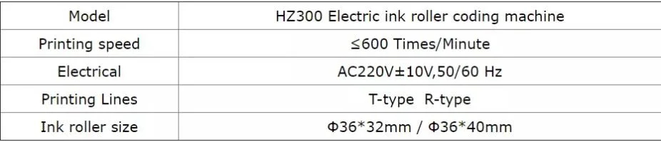 Hot Stamping Date Coding Machine for Printer Hot Ink Roller