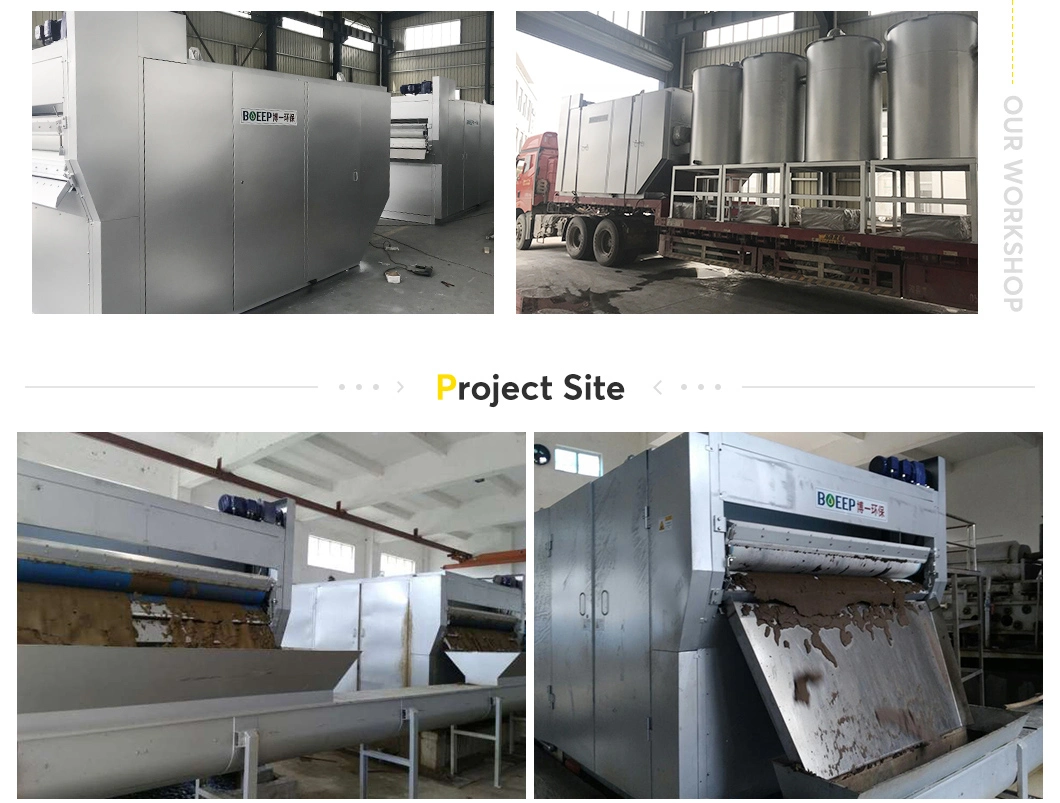 Dying Wastewater Treatment Plant Belt Press Dewatering Machine Manufacturer