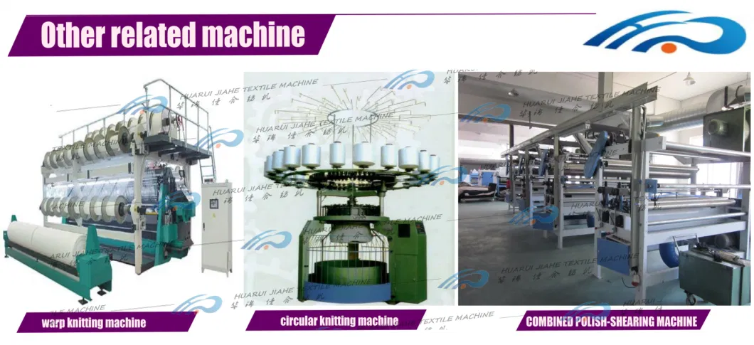 Blanket Raschel Double Needle Bar Warp Knitting Machine Mink Blanket Production Line with Printing Machine/ Mink Blanket Burnout Printing Machine