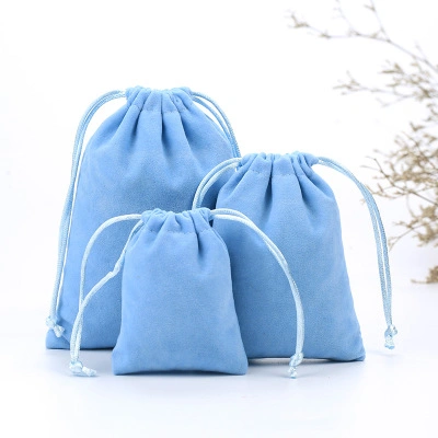  Promotional Velvet Pouches for Jewellery Bag Drawstring Velvet Jewelry Pouch Jewellery Pouch