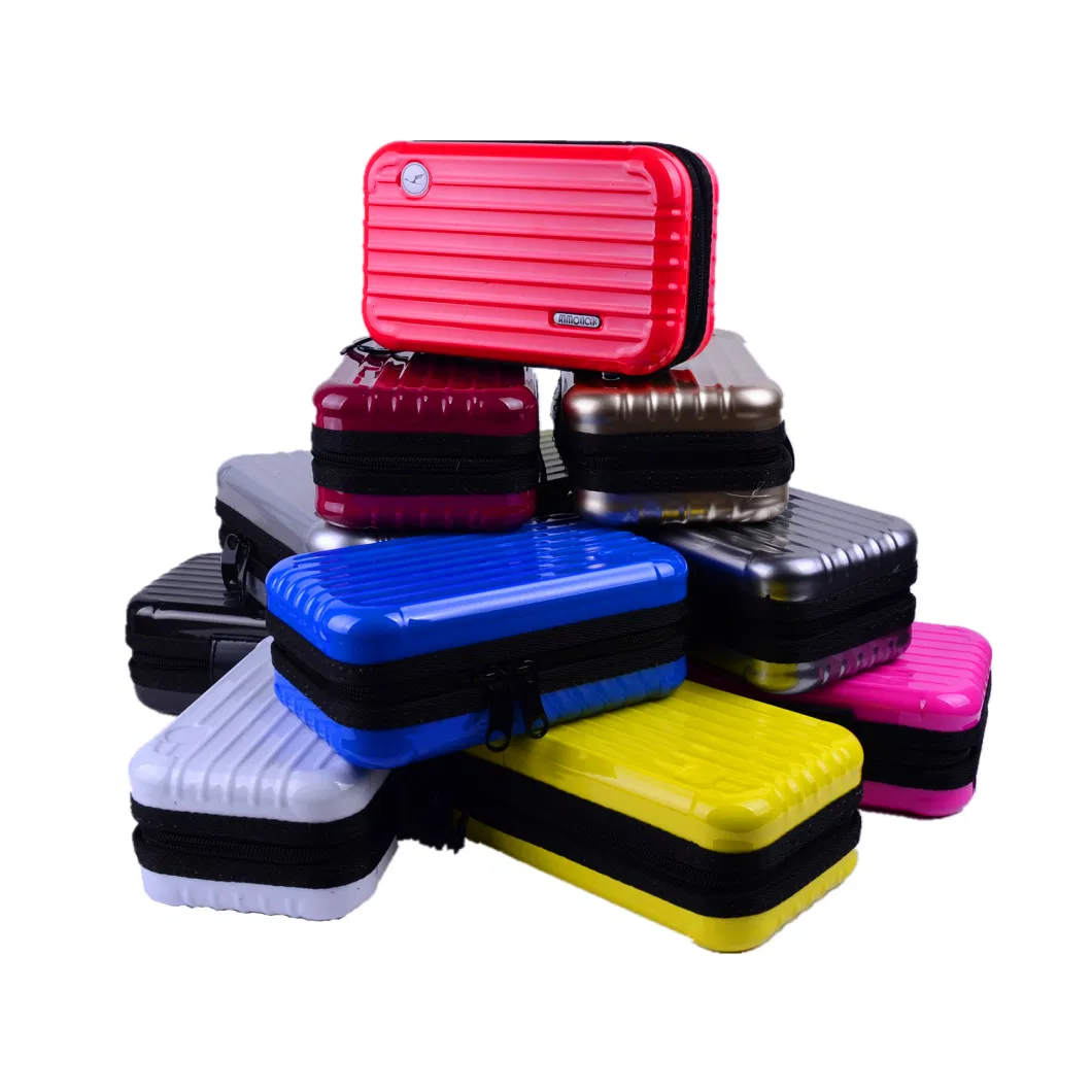 Fashion OEM Logo Hand Carry Cosmetic Bag Ladies Makeup Case