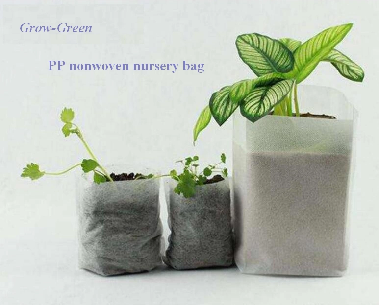 Non-Woven Biodegradable Plant Nursery Growing Pouch Degradable Seedling Pot