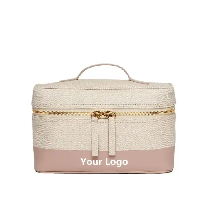 Private Label Wholesale Lady Cosmetic Bags Travel Organizer Pouch Makeup Bag PU Leather High Quality Custom Cosmetic Bags Cases