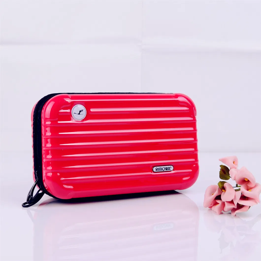 Fashion OEM Logo Hand Carry Cosmetic Bag Ladies Makeup Case