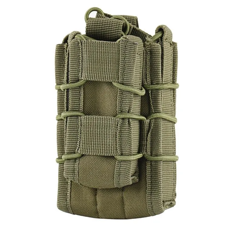 Yuemai Tactical Molle Double Layer Modular Magazine Pouch M4 Elastic Nylon Cartridge Clip Mag