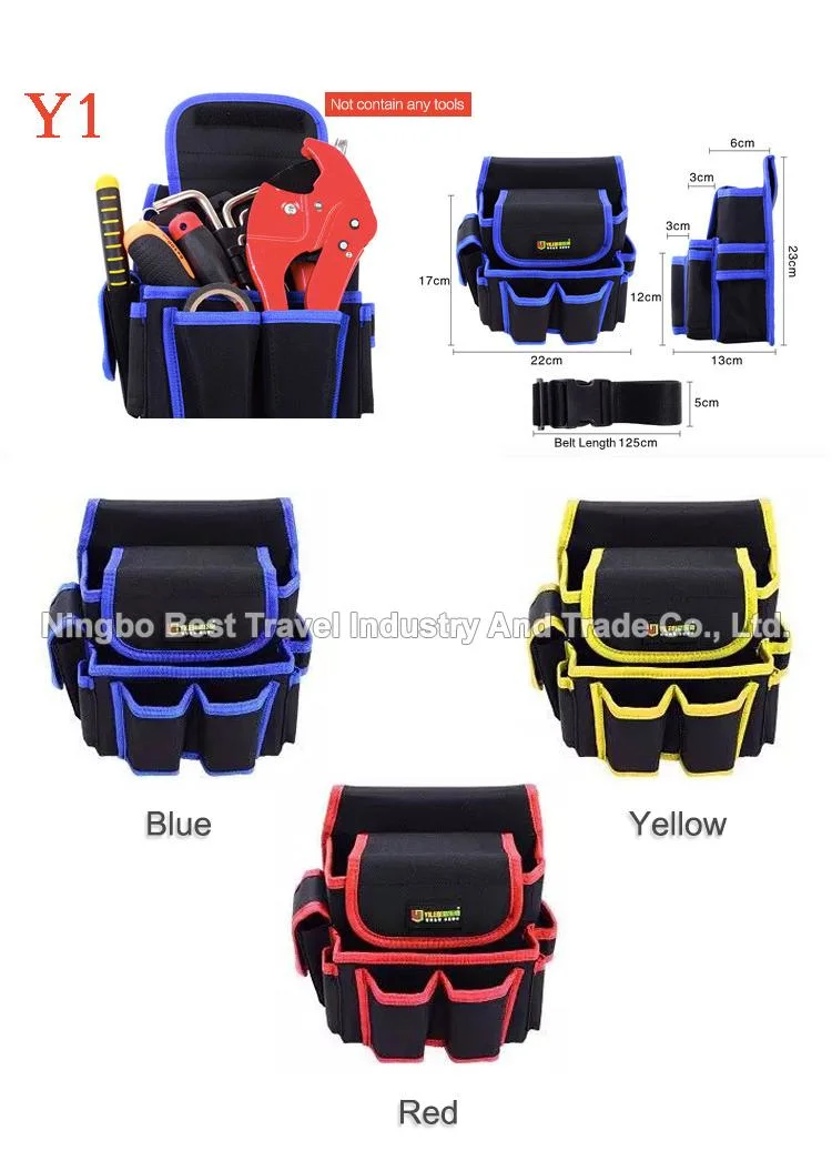 OEM Custom Electrician Waist Belt Tool Pouch Small Rolling Tool Pouch