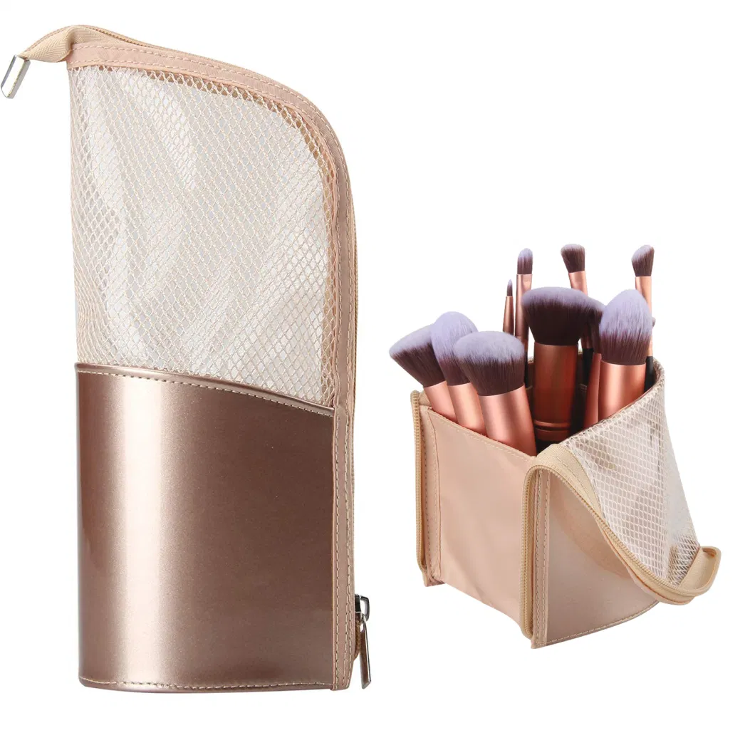 Professional Travel Makeup Brush Bag Cosmetic Makeup Brush Pouch Lipstick Toiletry Bag Case