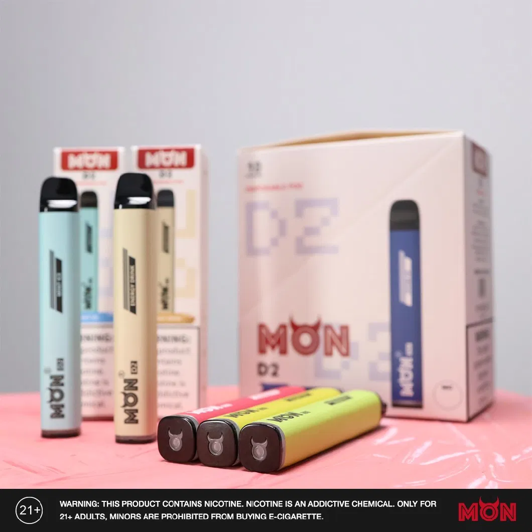 Monvaper/OEM / ODM Disposable Vape Factory E-Cigarette 600 Puffs/ 5000puffs/8000puffs/10000puffs/Closed Pod/Tpd/Mhra/FDA/Esma/CE/RoHS/Mon/Snus/Nicotine Pouches