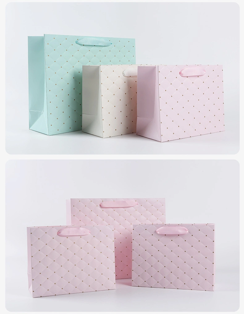 Custom Logo Shopping Clothing Cosmetic Perfume Gift Luxury Handle Printed Paper Bag