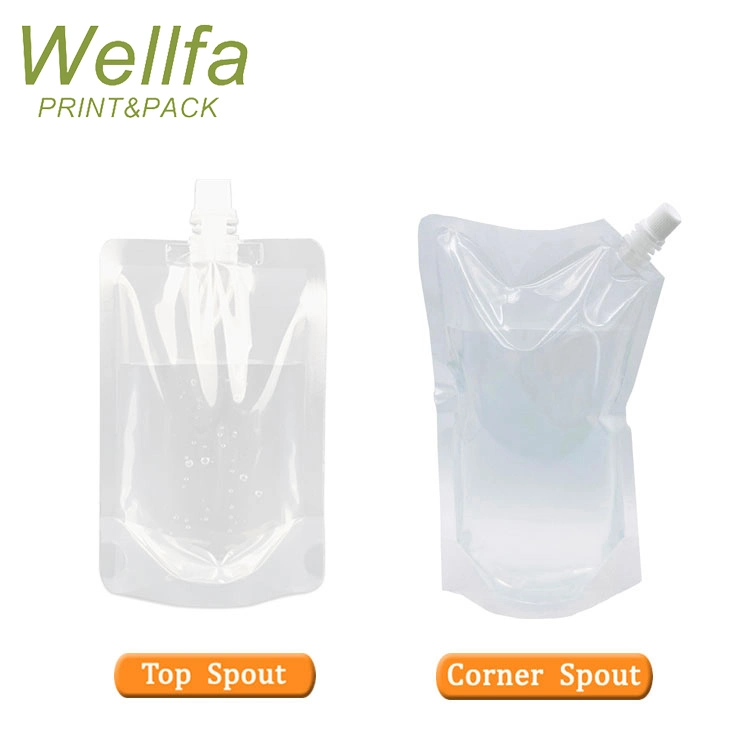 Manufacturer OEM Printed High Temperature Coconut Water Cooking Oil Stand up Spout Doypack Aloe Drink Tomato Sauce Retort Pouch