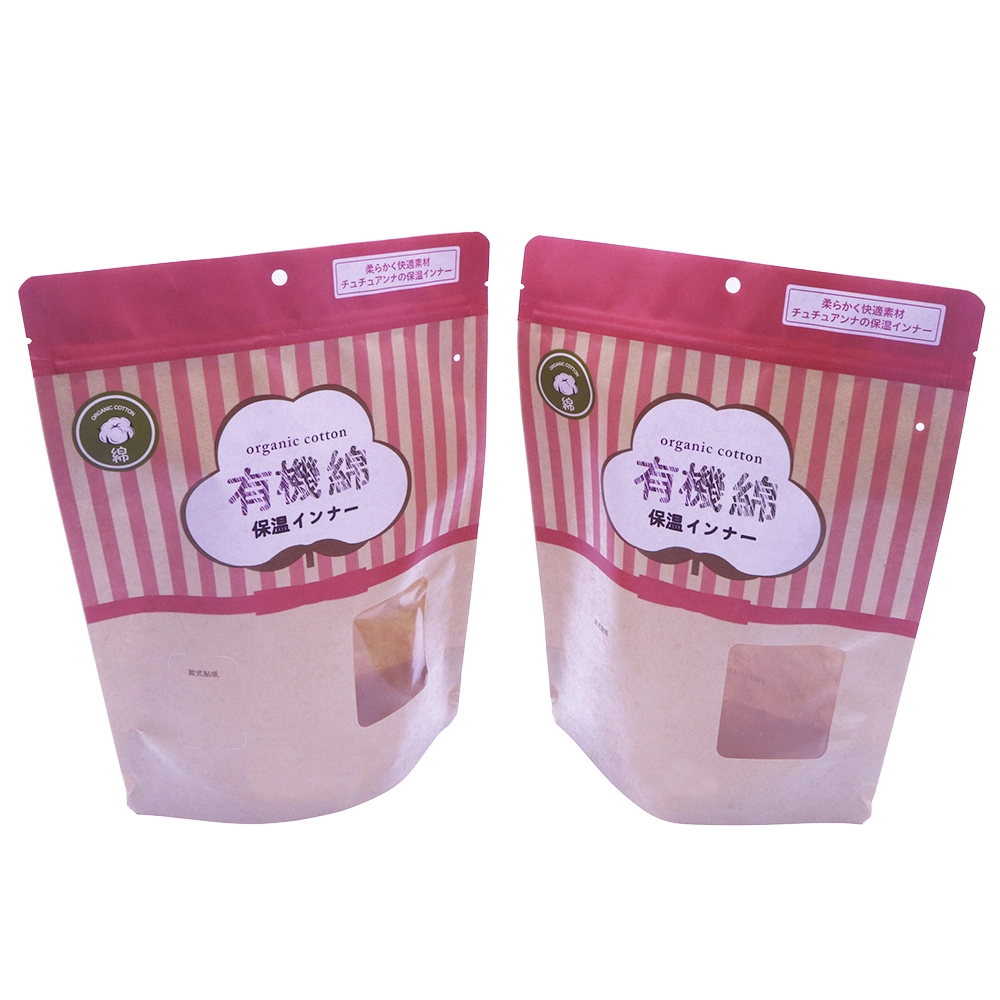 Customize 100% Recyclable Plastic PVC Shrink Sleeve Stand up Pouch with Top Zipper Pet Food OEM Plastic Bag