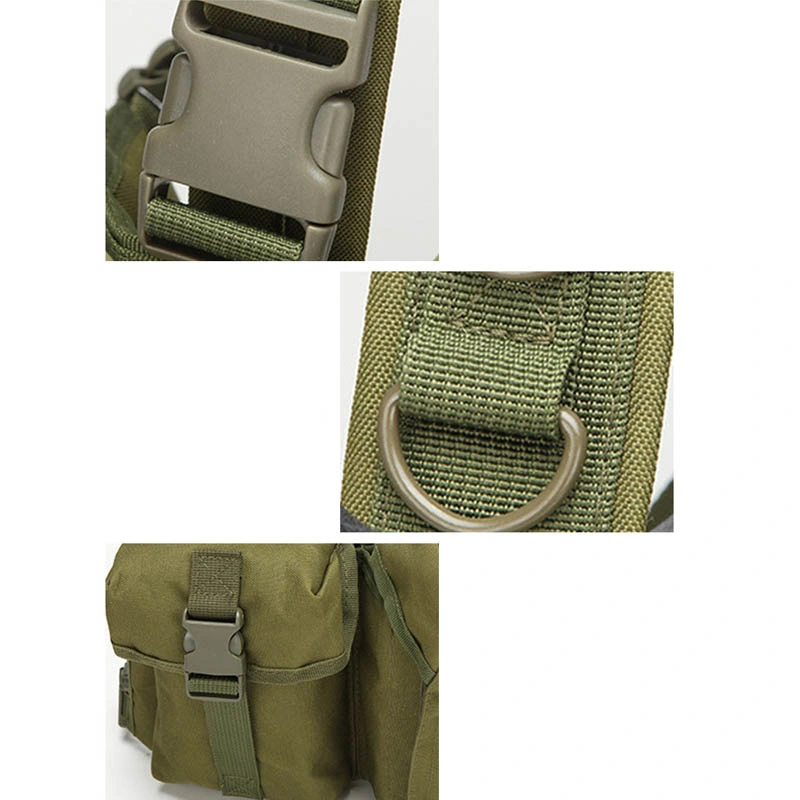 Tactical Pouch with Belt Front-Bag for Men Vest Rig Chest Bag with Adjustable Shoulder Strap