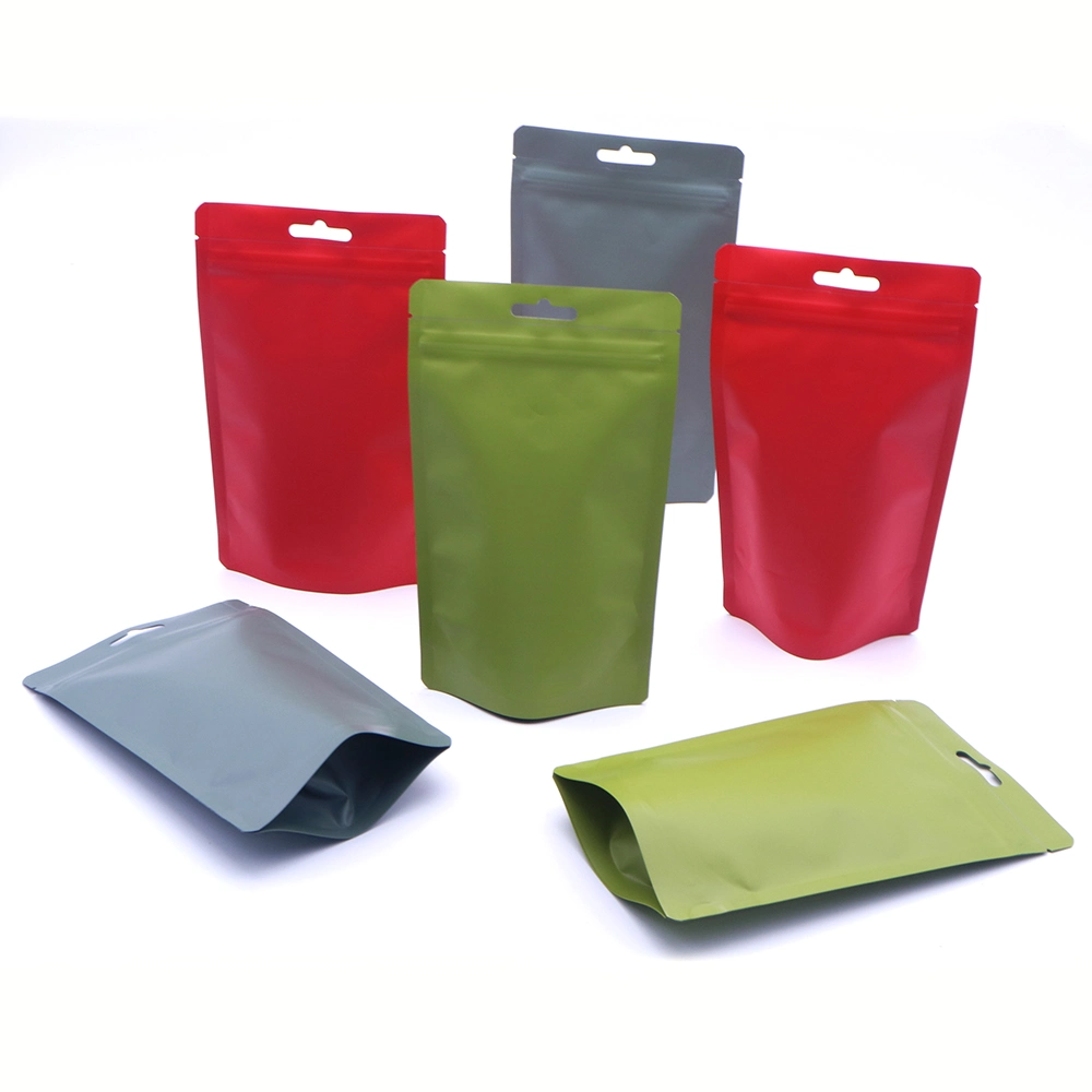 Customize 100% Recyclable Plastic PVC Shrink Sleeve Stand up Pouch with Top Zipper Pet Food OEM Plastic Bag