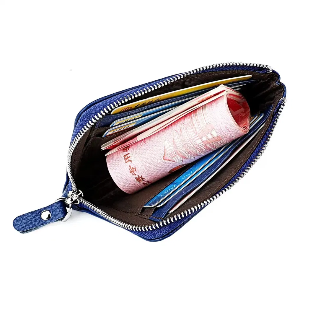 Factory Custom Spot Wholesale New Leather Primary School Children Women Mini Purse Cowhide Small Purse Coin Clip Square Ladies Bag