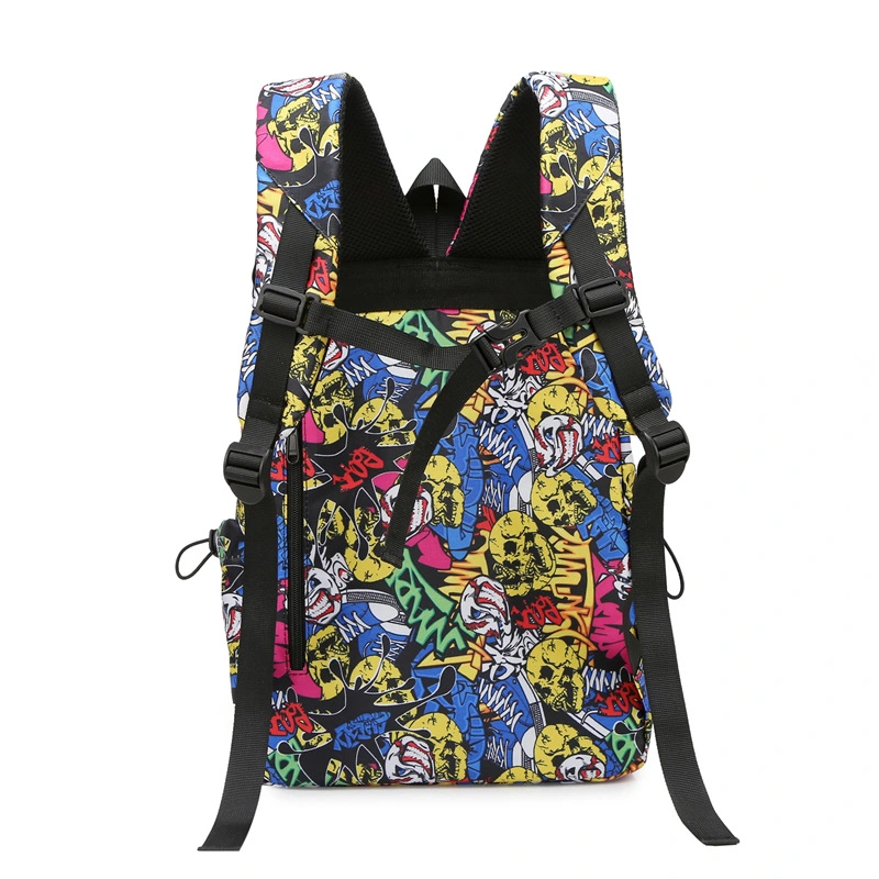 Waterproof Fashion School Bag Hiking Travel Digital Printing Backpack