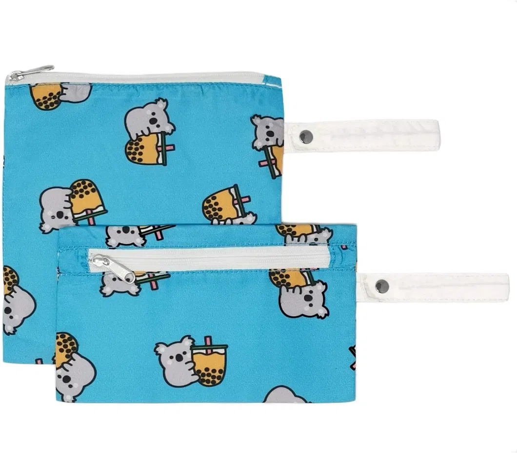 Frosty Koalas Printing RPET Pouch Used for Storage of Food, Cosmetics, Cash, Stationery, Electronic Accessories