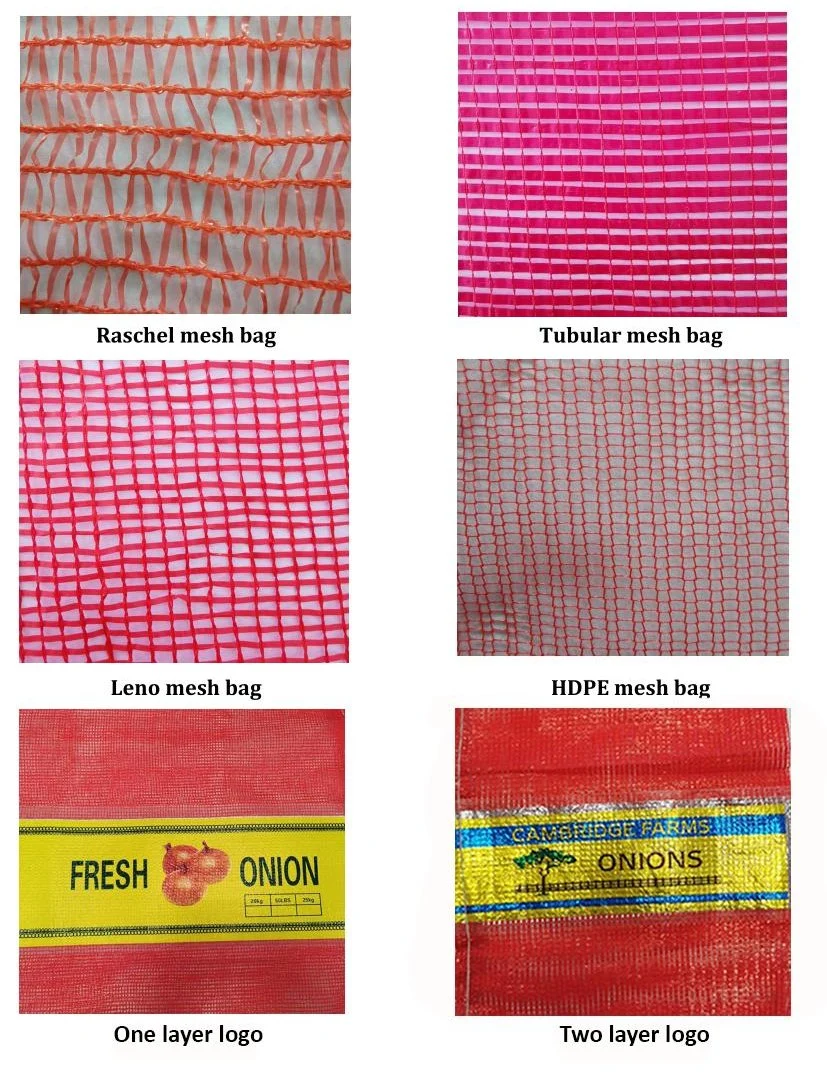 Eco Friendly Fresh Produce Header Bulk Cosmetic Breathable Fruit Mesh Bags /String Bag