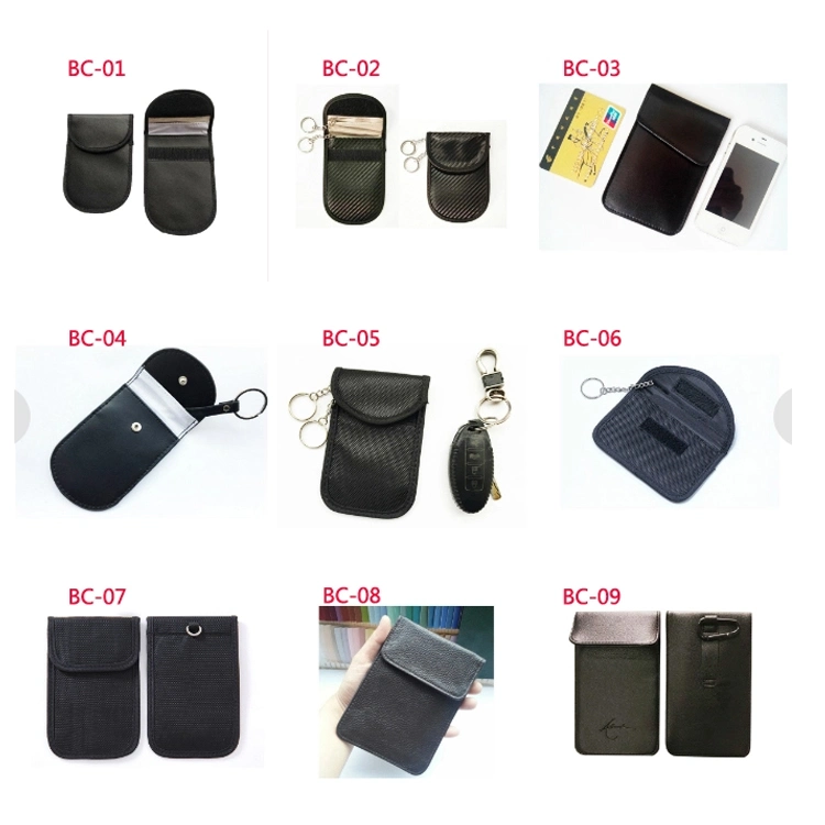 Keyless Entry Signal Blocking / RFID Blocking Card and Key Fob Blocker Pouch