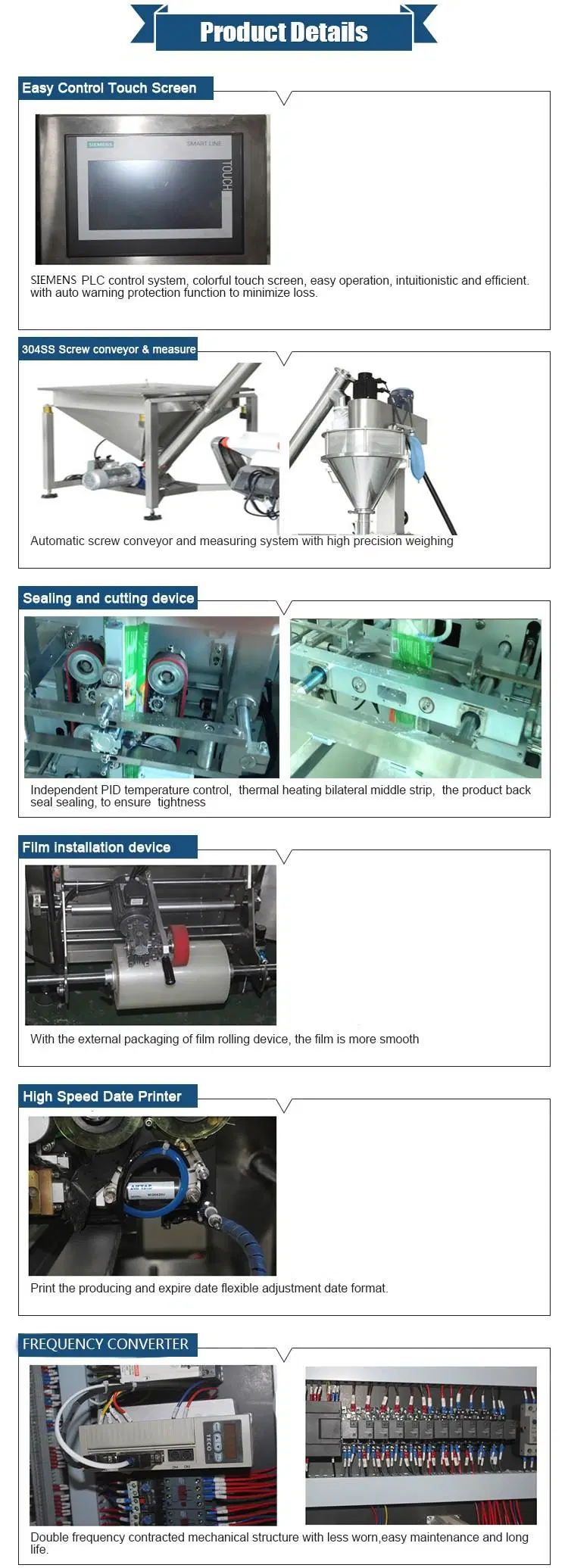 Vertical Back Seal Shampoo/Hand Sanitizer Packing Machine in Bag